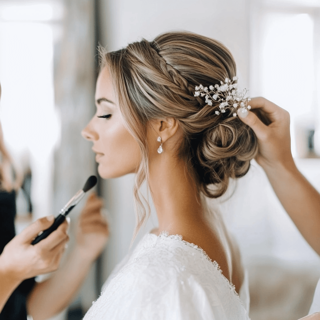 Bride Getting Ready